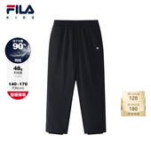 长裤 2025年冬季 新款 FILA斐乐儿童童装 女童中大童休闲宽松羽绒裤 子