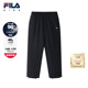 长裤 2025年冬季 新款 FILA斐乐儿童童装 女童中大童休闲宽松羽绒裤 子