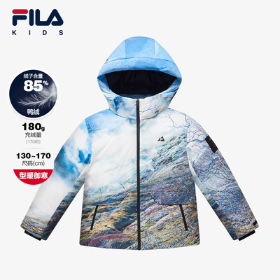 FILA斐乐男中大童常规羽绒服