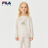 彼得兔联名儿童童装 卫衣2025年冬季 FILA 新款 女童小童套头上衣