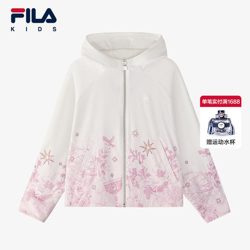 FILA斐乐女中大童梭织外套