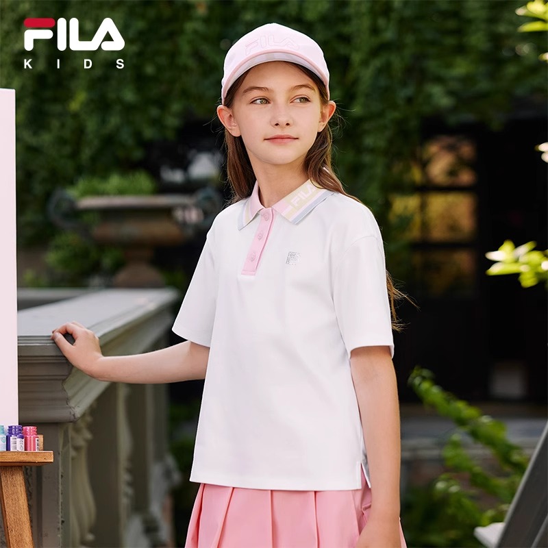 FILA斐乐POLO衫学院风上衣
