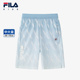 短裤 2025年夏季 新款 FILA斐乐儿童童装 男中大童运动透气梭织五分裤