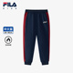 男中大童保暖裤 FILA斐乐童装 子 新款 加绒运动长裤 儿童棉裤 秋冬季
