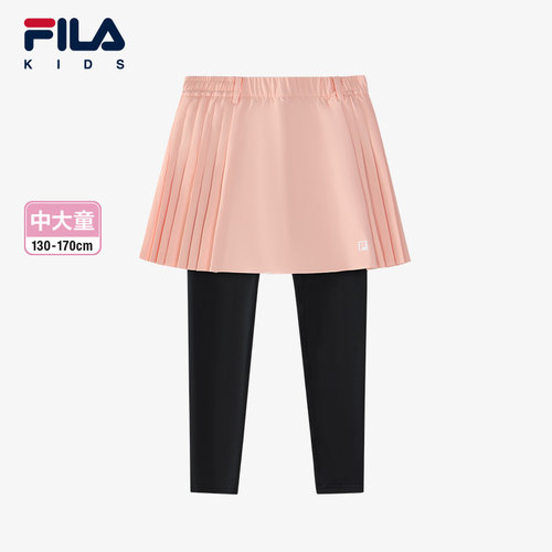 FILA斐乐女中大童针织裤子