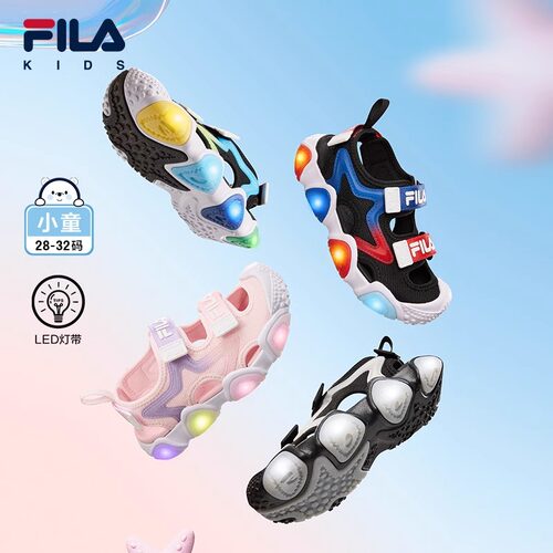 FILA斐乐魔术贴灯鞋海星