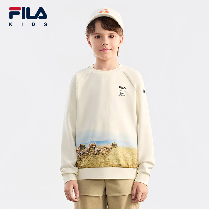 FILA斐乐男童针织套头衫