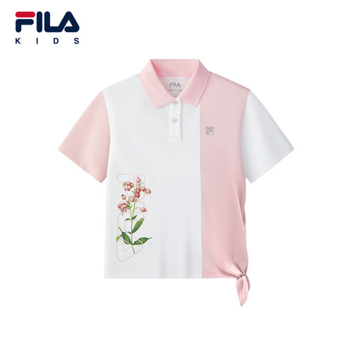 FILA斐乐大童休闲宽松POLO领