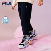 时尚 裤 子2024春新款 FILA斐乐儿童童装 小童男童休闲舒适运动长裤