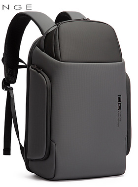 班歌立体定型双肩包男士商务出差电脑背包16寸大学生防水休闲书包