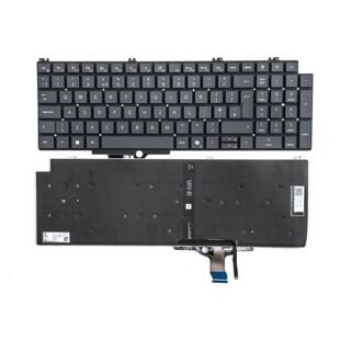 适用 DELL Pro 16 Plus PB16250 AI键 黑色 无框不带指点 背光 UK