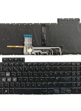 适用 ASUS FA617/FX607/FX617 七彩背光小回 无框不带指点 UK