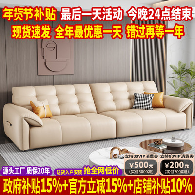 【政府补贴】大象耳朵真皮沙发