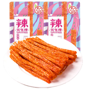 翻天娃辣条爆辣通心棒元气棒麻辣儿时零食小吃休闲食品