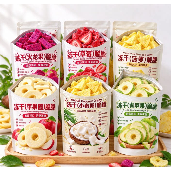 综合水果脆冻干果干混合装果蔬脆脱水蔬菜干健康食品休闲小吃即食