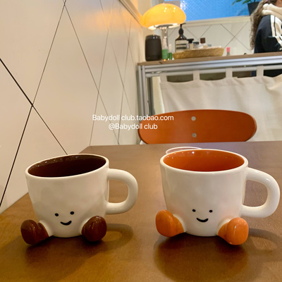 jellycat马克杯～可爱咖啡杯情侣杯陶瓷水杯送闺蜜礼物水杯子