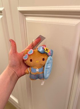济州岛海女中古hellokitty包包挂件可爱毛绒公仔书包饰品玩偶