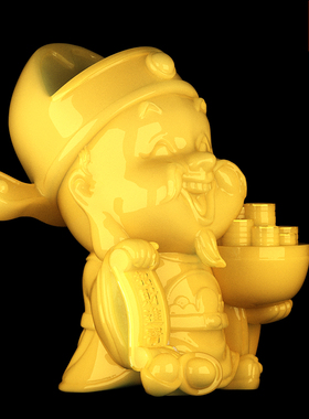 文武财神爷供奉玉石工艺品定制