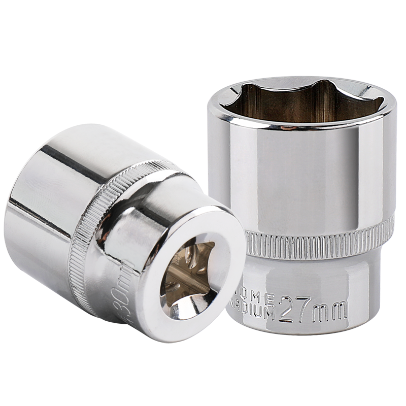 希孟大飞1/2电动扳手套筒头8-32mm 手电钻六角短套管汽修工具套装