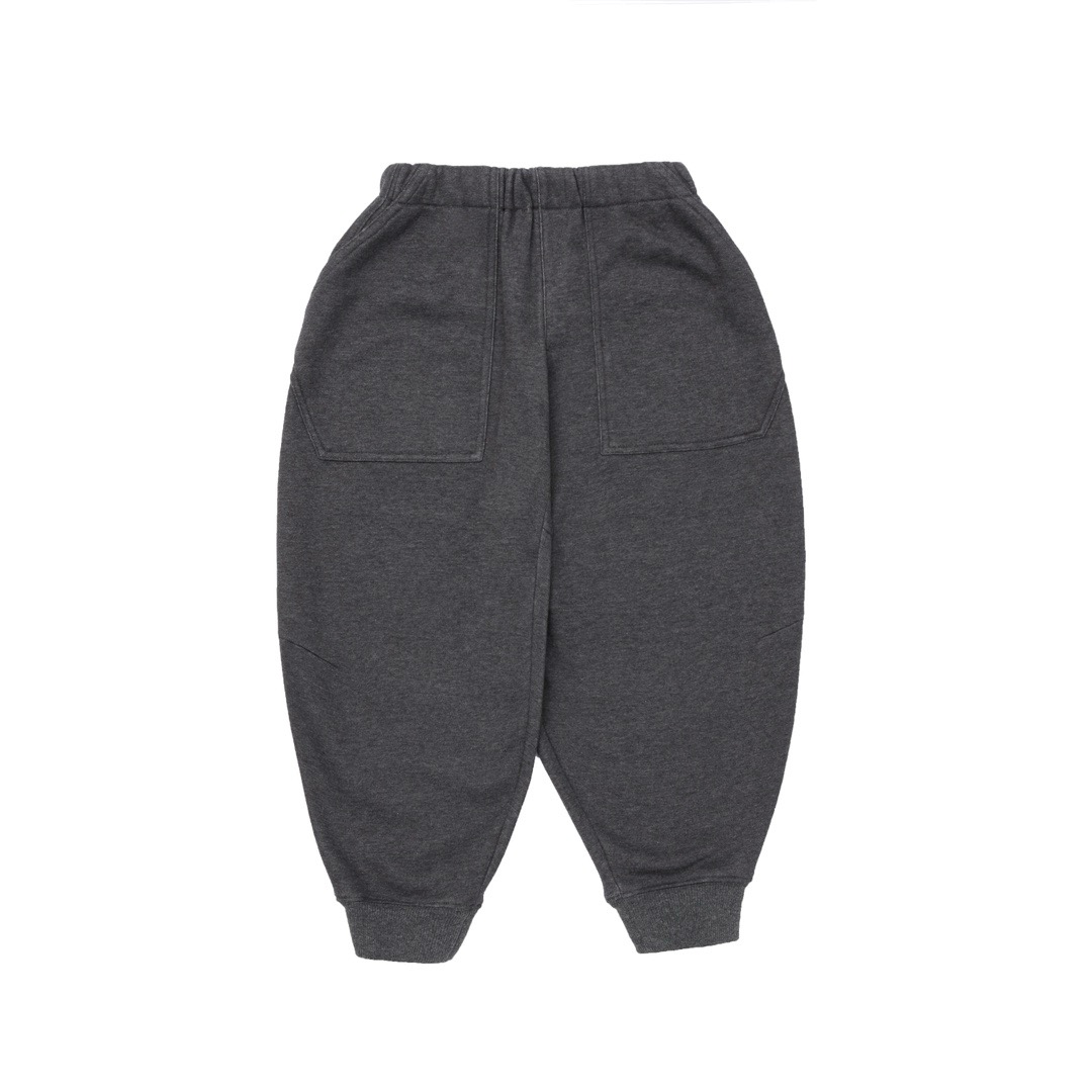 ENOCHBABY儿童裤子2025新款冬装加绒加厚保暖长裤廓形贴袋针织裤