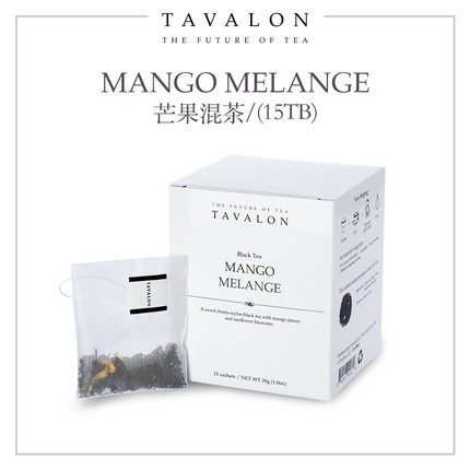 TAVALON原装进口精选芒果混茶红茶英式茶叶袋冲饮品15茶包装包邮