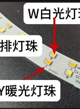 三色变光96瓦吸顶风扇灯配件替换吸顶灯12C加厚加宽版灯芯外径47C