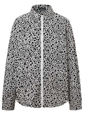 olioni草间弥生奶牛斑马波点满印花亚比Y2K拉链长袖防晒衬衫夹克