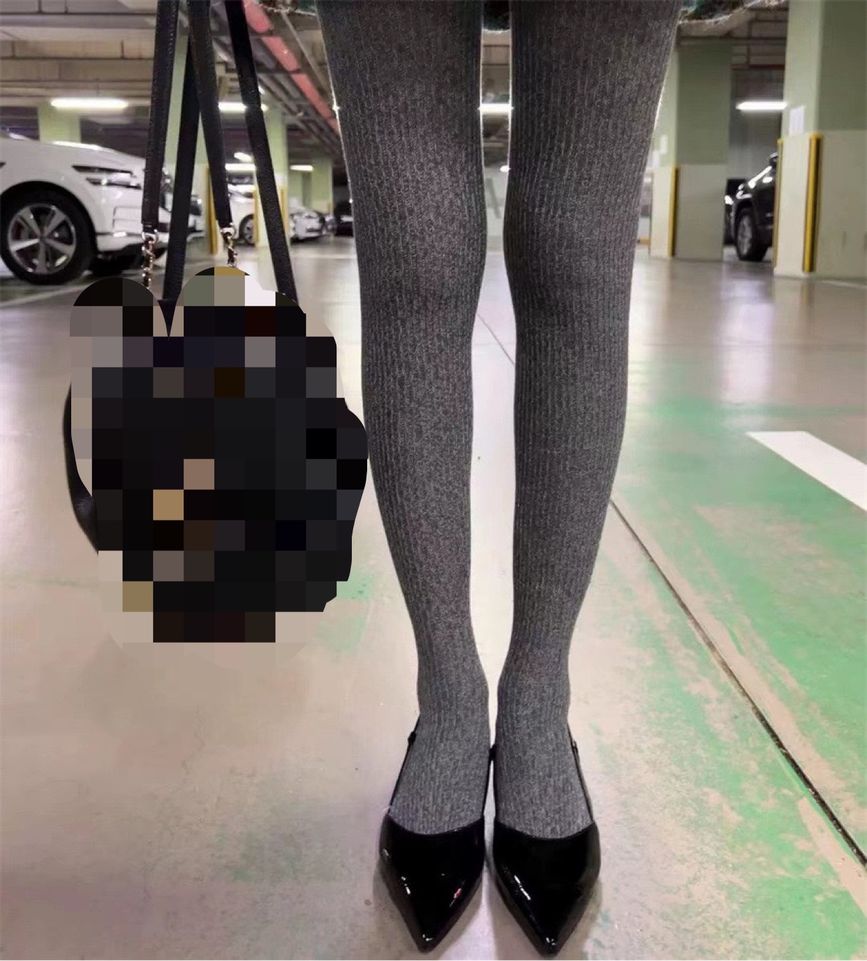 韩国进口ins网红时髦长袜韩版老板娘同款混色连裤袜条纹丝袜潮袜