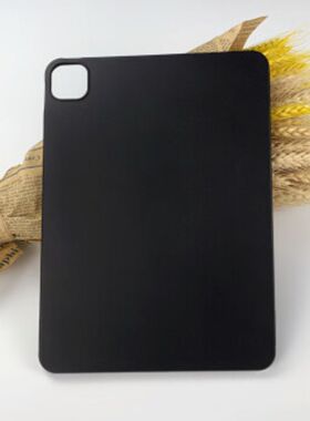 适用于小米平板电脑6/6Pro保护壳防摔全包边11英寸12.4寸6spro黑色硅胶套无翻盖微磨砂tpu软壳后2024新款单面
