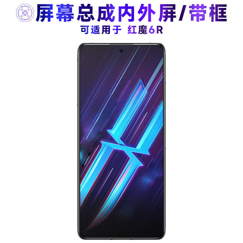适用总成红魔6R屏幕带框r