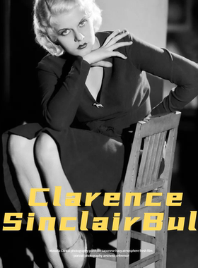 Clarence Sinclair Bull 美国摄影师 光影 黑白肖像摄影参考素材