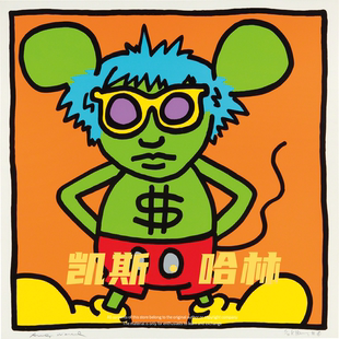 凯斯·哈林 波普艺术 街头艺术作品 临摹绘画学习素材
