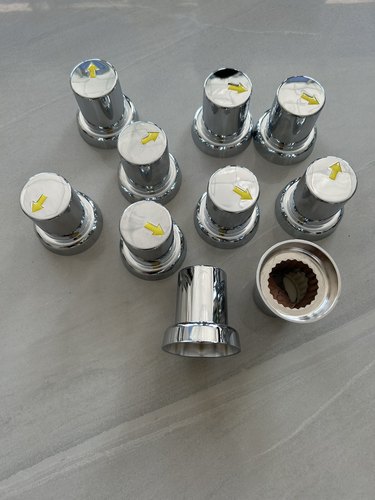 半挂车 牵引车 富华桥 BPW桥轮胎螺丝防尘松动专用帽防水防沙防锈