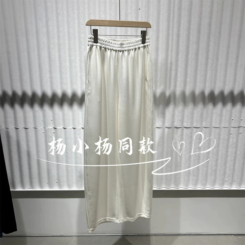【商场同款】2025夏美式轻薄宽松阔腿裤慵懒风休闲裤BDS2KD2112