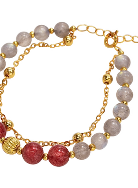 小众配饰双层叠戴ins手串