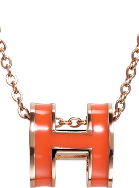 h吊坠钛钢项链女新款ins小众短款