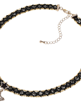 choker黑色高级小众设计感脖颈链