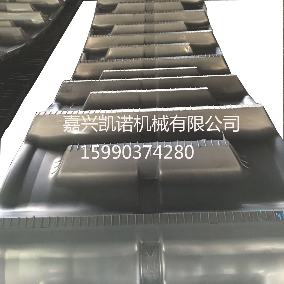 浙江柳林高齿收割机橡胶履带 高质量加厚