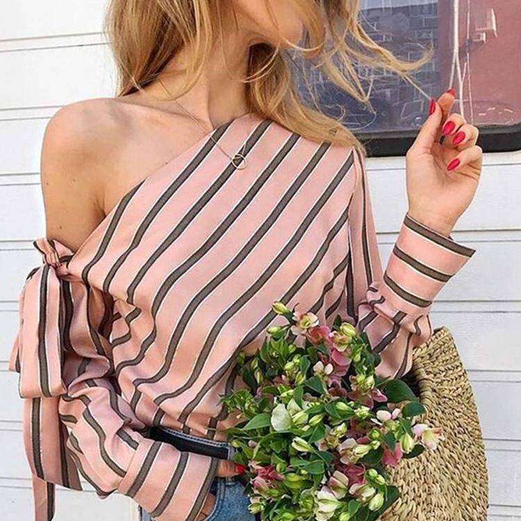 2019Summer Chiffon louse ops For Women Shirt Ladies Shirtsin the Women's clothing/Boutique , Shirt  category - from Buy2taobao.com to provide professional Taobao agent buy service