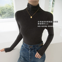HENNY RUE 秋冬新款高领美雅碧牛奶蛋无缝内搭打底衫上衣女