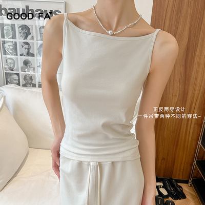 GOODFA女士正反两穿吊带背心