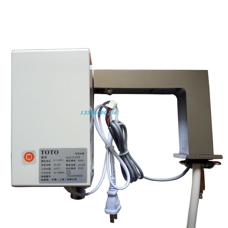 TOTO感应式水龙头DLE106AN+DLE124DK直流电单冷自动洗手器交流电
