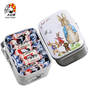 大白兔奶糖混合味礼盒装创意生日礼物公司伴手礼上海糖果超市