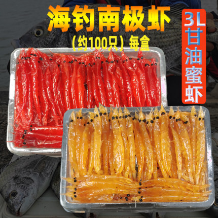 南极虾钓饵海钓鱼饵秘制南极虾矶钓船钓海钓套装钓鱼虾饵黑鲷饵料