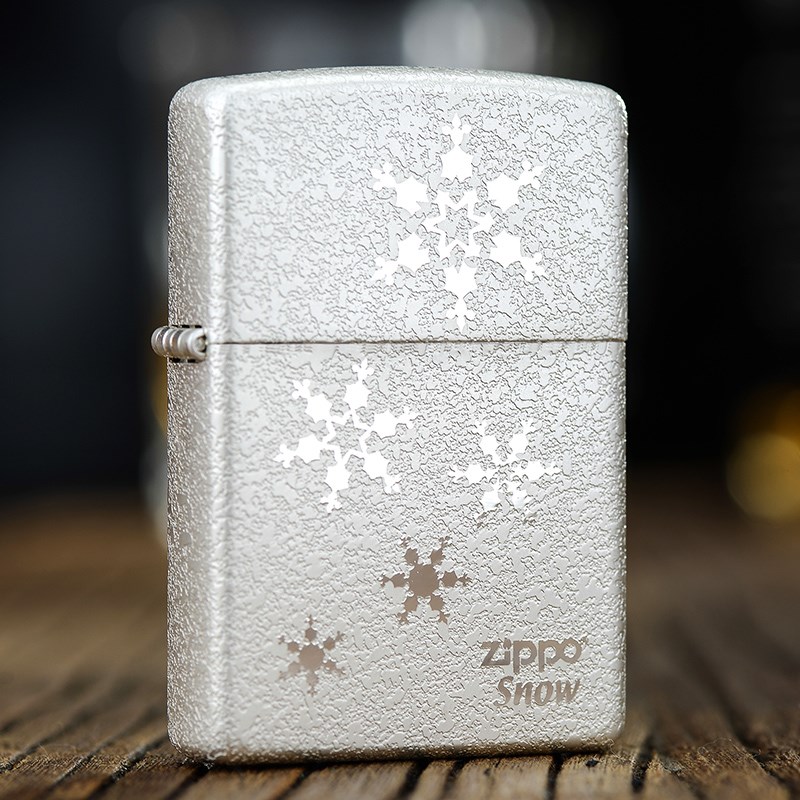 原裝zippo正品打火機 一三五朵鍍銀雪花 純潔愛情 zppo限量正版