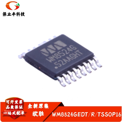 WM8524GEDT/R 丝印WM8524G 数模转换IC芯片 封装TSSOP16 质量保证