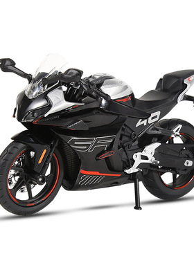 仿真1:12春风450SR合金摩托声光避震儿童玩具车模型代发抖音同款