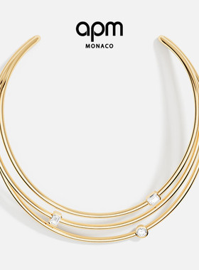 [杨紫同款]APM Monaco三圈Éclat项圈闪耀经典项链首饰新年礼物