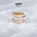 Monaco玫瑰金色戒指女高级感轻奢手饰新年礼物 APM 杨紫同款