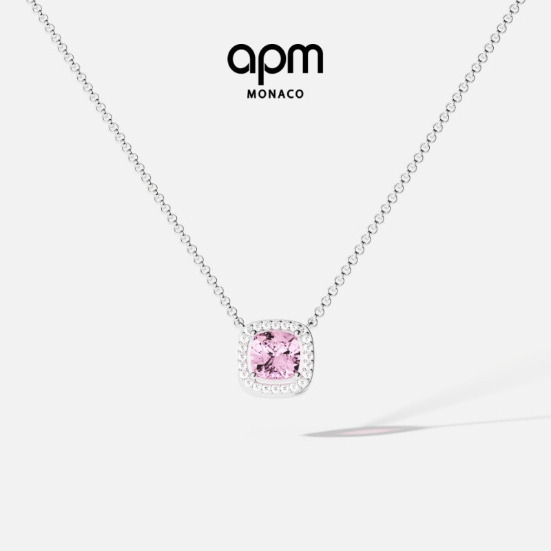 APMMonaco玫瑰密镶可调节项链
